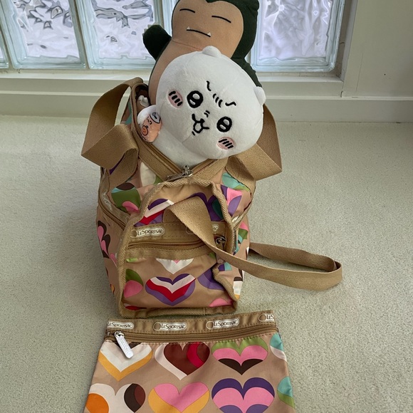 LeSportsac Shoulder/handbag with matching pouch bag - Picture 5 of 12